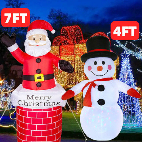 4ft 7ft inflatable santa - ,