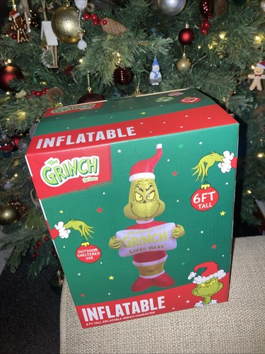 6ft the grinch inflatable - 6ft,