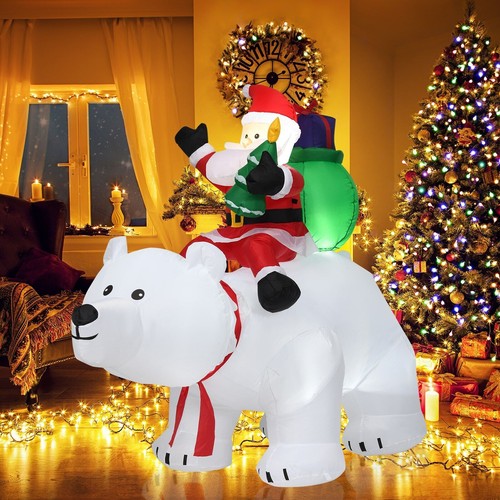 Inflatable christmas santa - christmas,