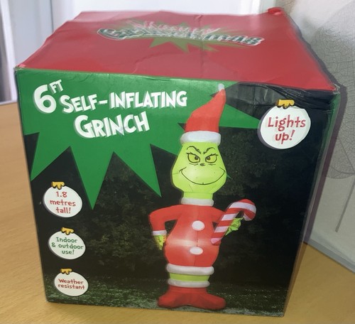 Grinch 6ft self inflating - inflating, &