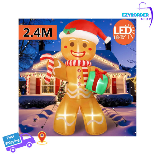 8ft christmas inflatable - 8ft,